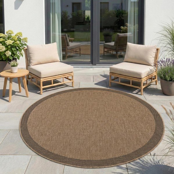 Okrúhly vnútorný a vonkajší koberec ø 120 cm Timber 1402 – Ayyildiz Carpets-image-1