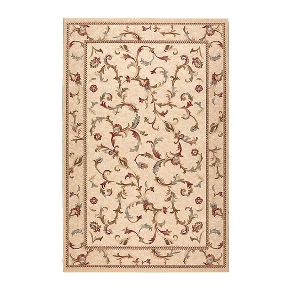 Vlnený koberec Byzan 542 Beige, 140x200 cm