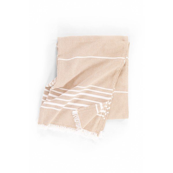 Béžová bavlnená deka 150x200 cm Solene – Tiseco Home Studio