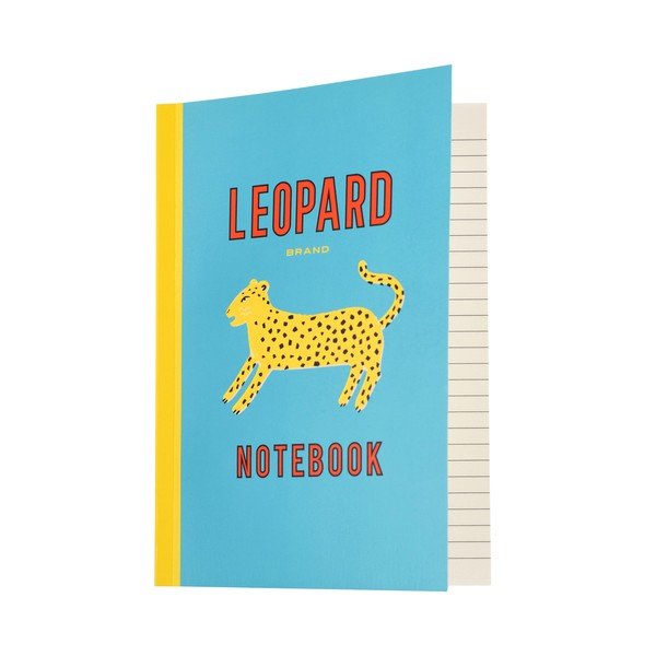 Zápisník 60 stránok formát A5 Leopard – Rex London-image-1