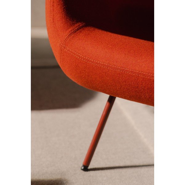 Červené vlnené kreslo RM58 – noo.ma-image-3