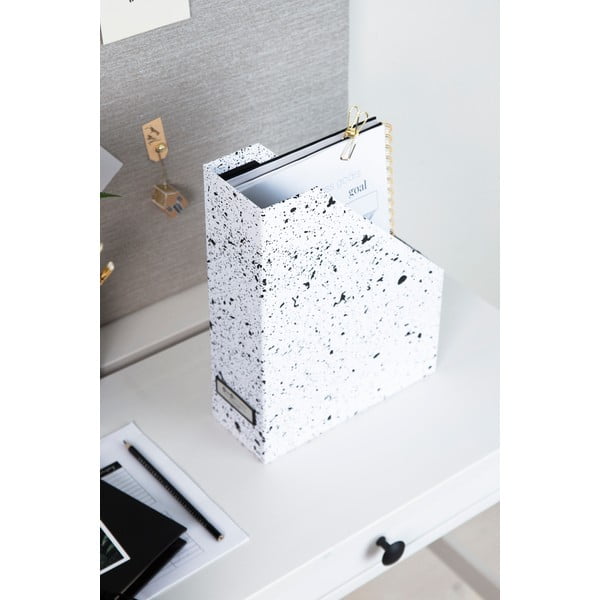 Čierno-biely organizér na dokumenty Bigso Box of Sweden Estelle-image-1