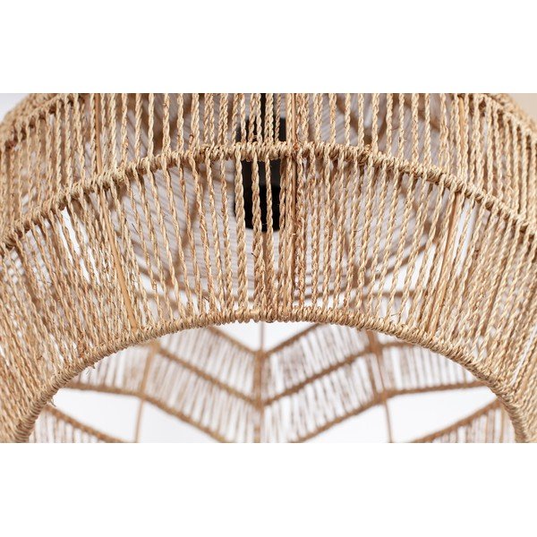 Prírodná závesná lampa WOOOD Adelaide, ø 35 cm-image-1