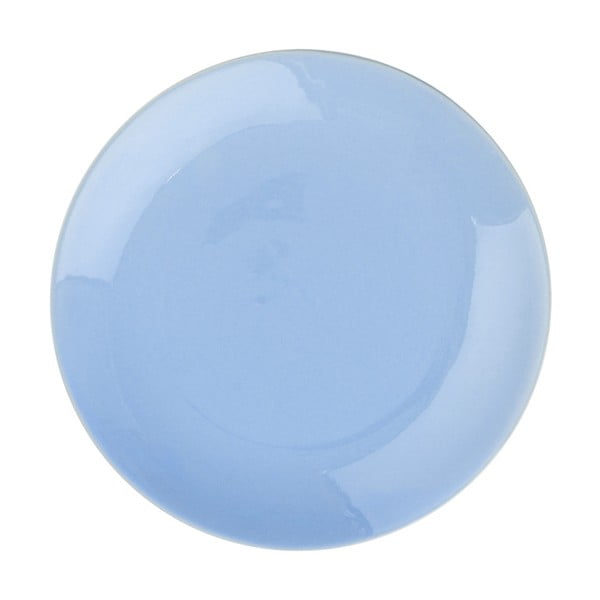 Svetlomodrý keramický tanier Butlers Sphere, ⌀ 20,5 cm