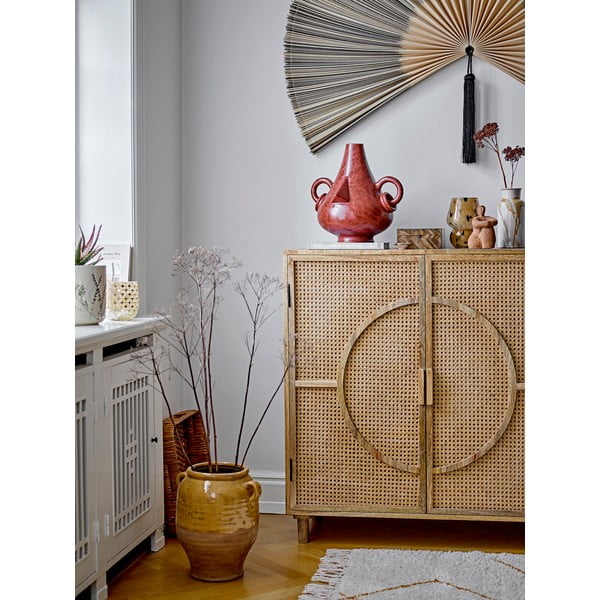 Krémová ručne vyrobená váza z kameniny Savana – Bloomingville-image-2