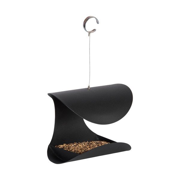 Čierne závesné kŕmidlo Esschert Design Sleek-image-2
