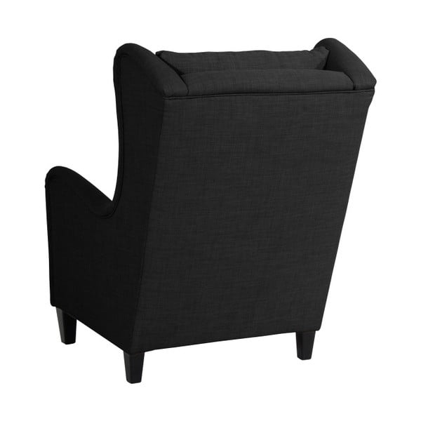 Antracitovosivé kreslo ušiak Max Winzer Merlon Anthracite-image-1