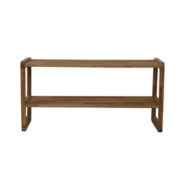 Prírodná dubová polica na topánky Rowico Gorgona-image-2