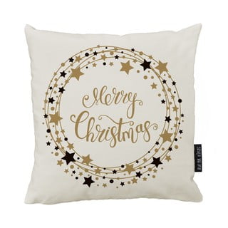 Vianočný vankúš s bavlnenou obliečkou Butter Kings Stars Wreath, 45 x 45 cm