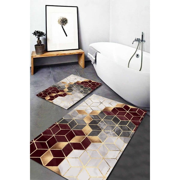 Kúpeľňové predložky v súprave 2 ks Optic2 - Mila Home-image-1