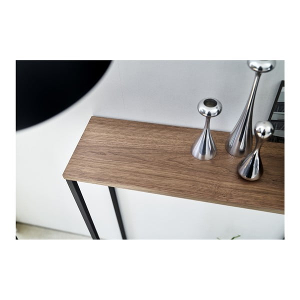 Čierny konzolový stolík 18.5x60 cm Tower – YAMAZAKI-image-3