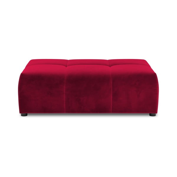 Červený zamatový modul pohovky Rome Velvet - Cosmopolitan Design-image-2
