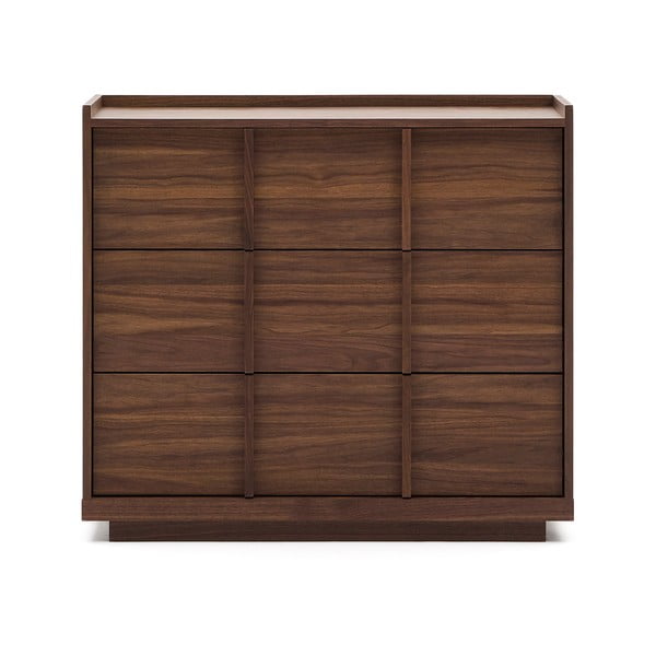 Hnedá komoda v dekore orecha 100x78x50 cm Onix – Kave Home