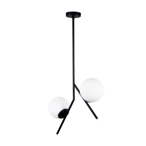 Čierne závesné svietidlo Squid Lighting Diagonal, výška 74 cm-image-2