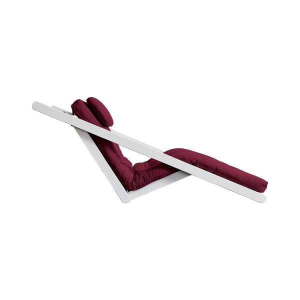 Variabilná leňoška Karup Design Figo, White/Bordeaux-image-2