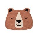 Hnedý prateľný/ručne tkaný bavlnený detský koberec 101x120 cm Snuggle Benni – Hanse Home
