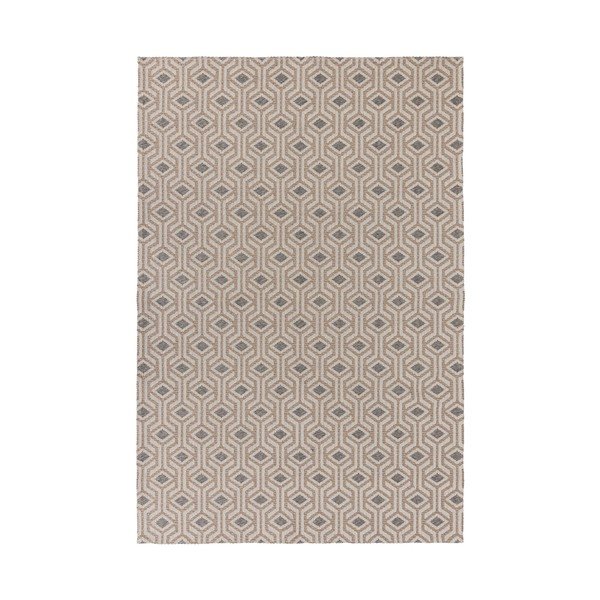 Béžovo-sivý bavlnený koberec Flair Rugs Bombax, 114 x 170 cm