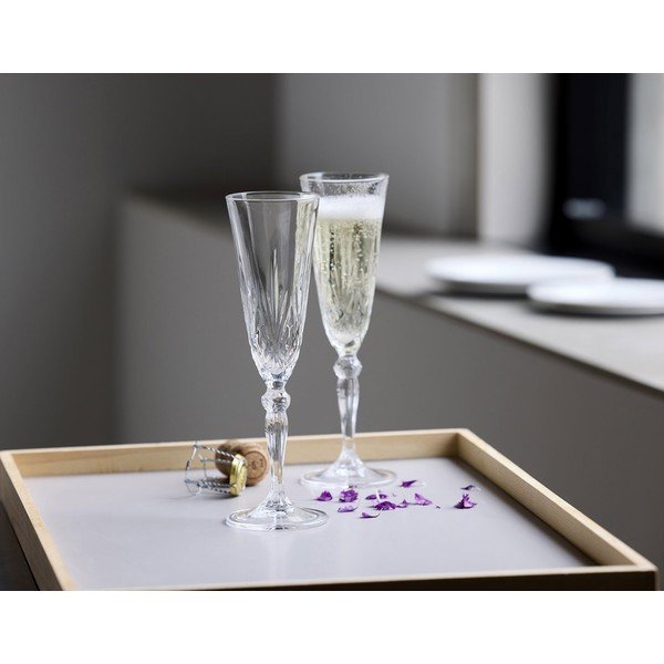 Poháre v súprave 4 ks na sekt 160 ml Melodia – Lyngby Glas-image-1