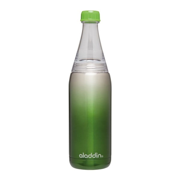 Zelená vákuová termofľaša na vodu Aladdin Fresco Twist & Go, 600 ml