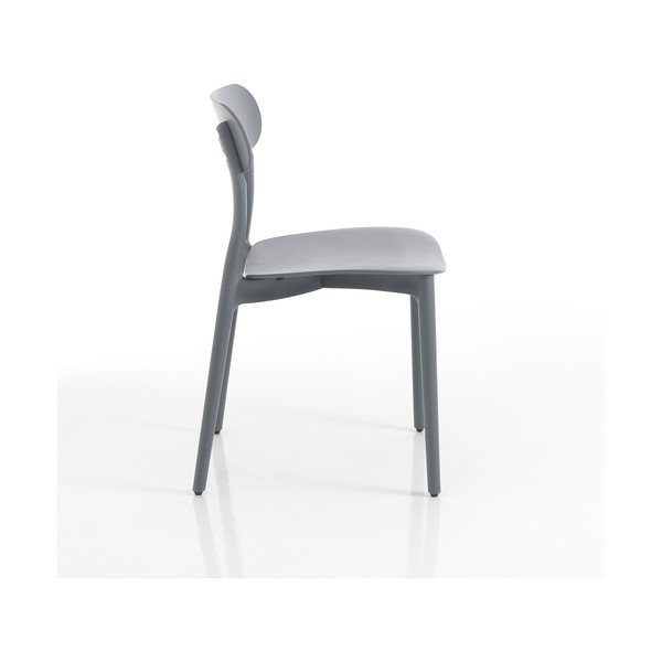 Sivá plastová záhradná stolička Stoccolma - Tomasucci-image-1