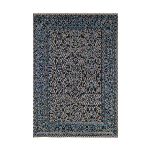 Tmavomodrý vonkajší koberec NORTHRUGS Konya, 200 x 290 cm