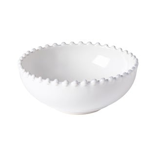 Biela kameninová miska Costa Nova Pearl, ⌀ 15 cm