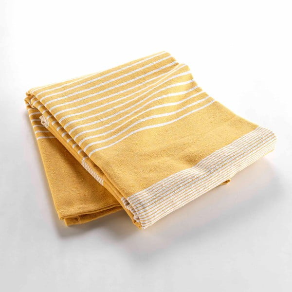 Žltý pléd 220x240 cm Adele – douceur d'intérieur