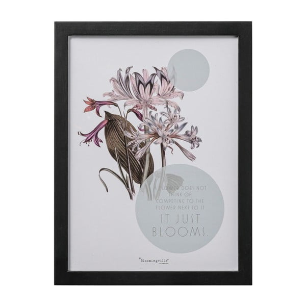 Obraz Bloomingville Flower, 40 × 30 cm