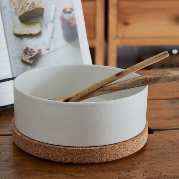 Hnedá misa z kameniny ø 21 cm Redonda – Costa Nova-image-1