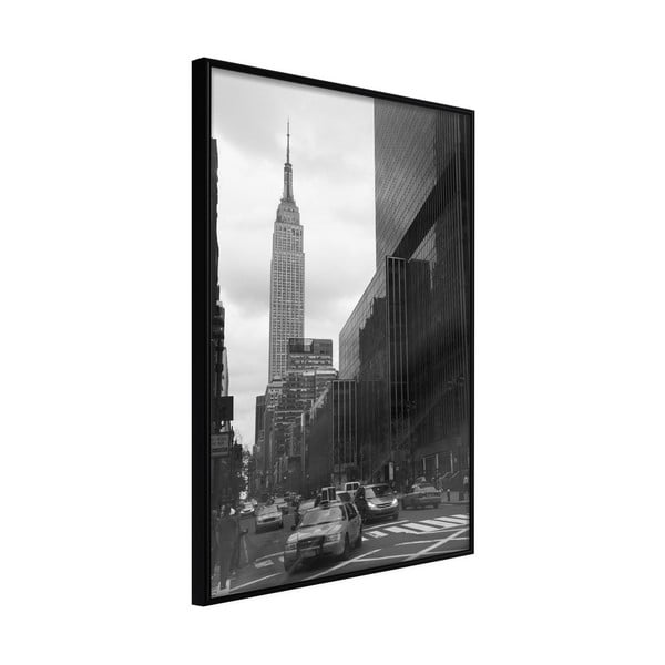 Plagát v ráme Artgeist Empire State Building, 30 x 45 cm