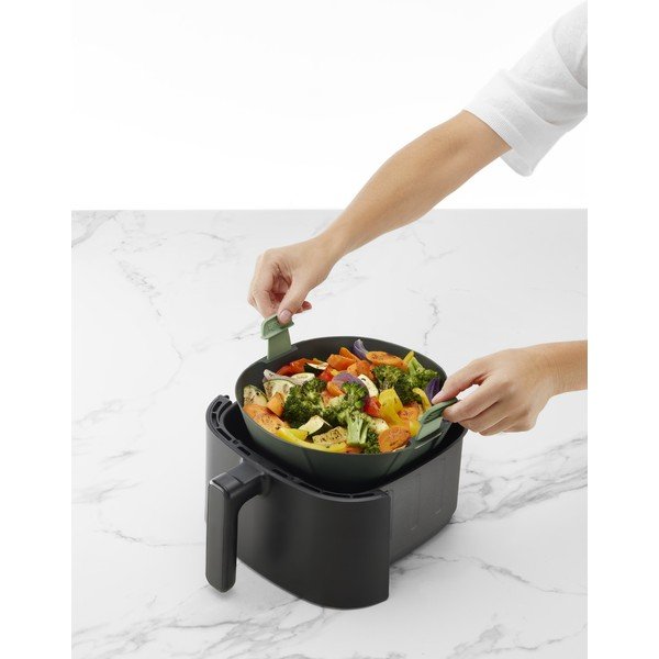 Silikónový košík do teplovzdušnej fritézy 23x23 cm L – Lékué-image-3