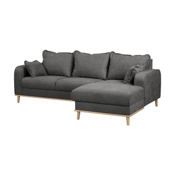 Tmavosivá rohová pohovka (pravý roh) Beata - Ropez-image-2