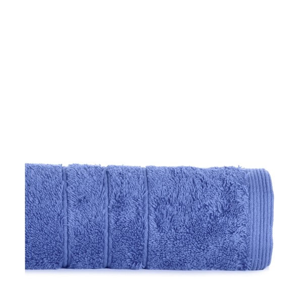 Modrý bavlnený uterák IHOME Omega, 50 x 100 cm