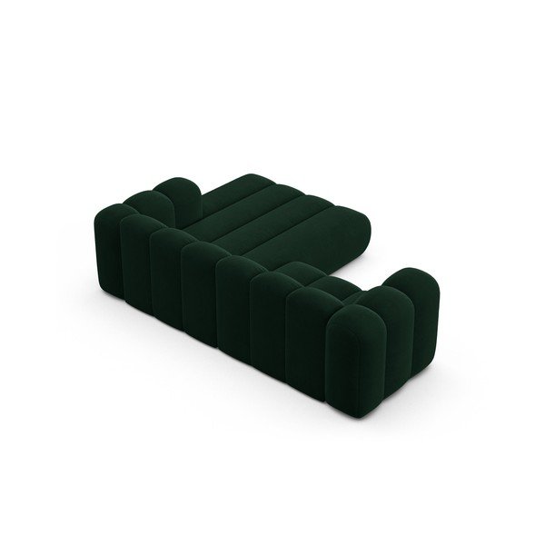 Tmavozelená rohová pohovka (pravý roh) Lupine – Micadoni Home-image-3