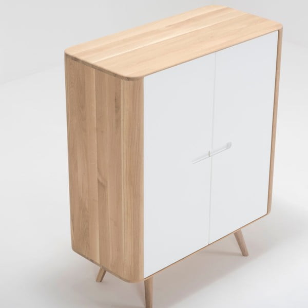 Skriňa z dubového dreva Gazzda Ena, 90 × 110 cm-image-4