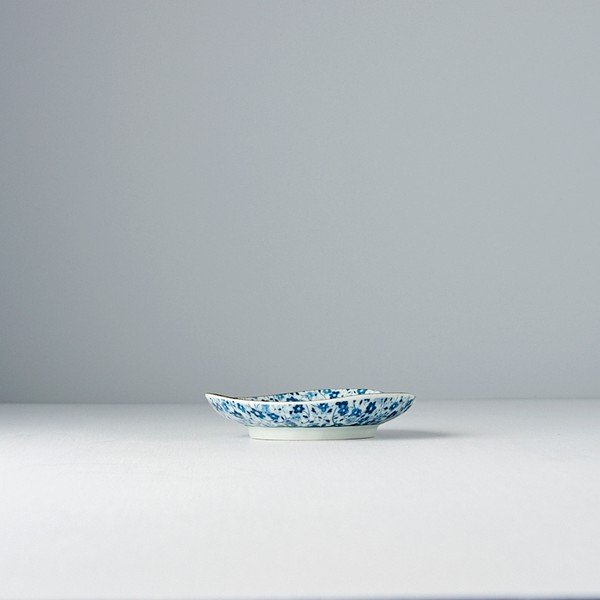 Modro-biely keramický tanierik Mij Daisy, ø 12 cm-image-1