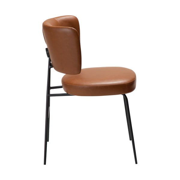 Koňakovohnedá jedálenská stolička Roost – DAN-FORM Denmark-image-2