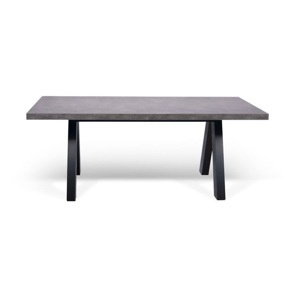 Sivý rozkladací jedálenský stôl TemaHome Apex