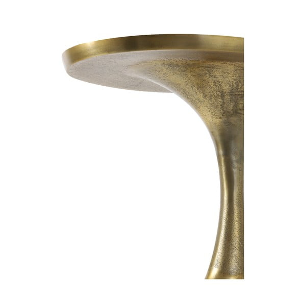 Kovový okrúhly odkladací stolík 33x40 cm Macau - Light & Living-image-3