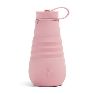 Ružová skladacia fľaša Stojo Bottle Carnation, 590 ml