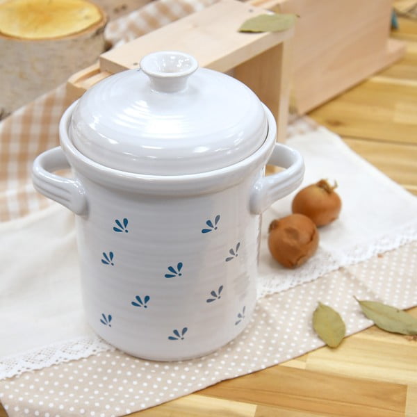 Nádoba na kvasenie zeleniny 2,8 l MODROBÍLÁ – Orion-image-1