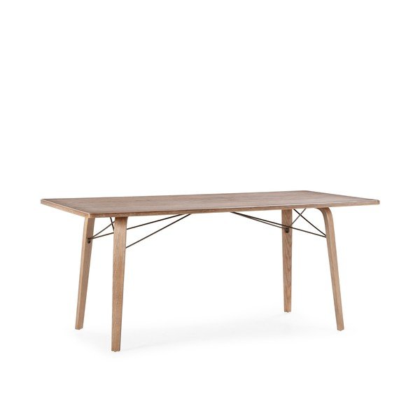 Jedálenský stôl s doskou v dubovom dekore 90x180 cm Lujan – MOME