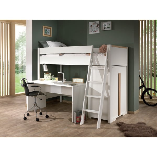 Biely detský písací stôl Vipack London-image-1