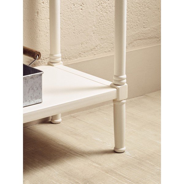 Biely konzolový stolík z borovicového dreva 35x91 cm Heritage – Premier Housewares-image-4