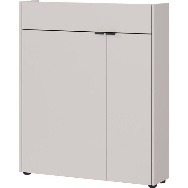 Krémovobiela matná skrinka 83x99x22 cm Ameca – Germania