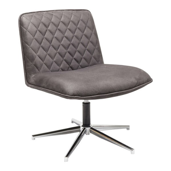 Sivá stolička Kare Design Swivel Chair Honka