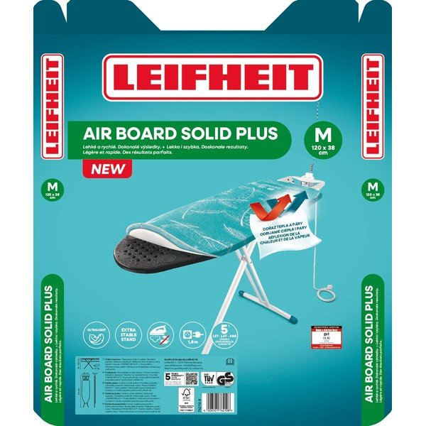 Žehliaca doska 154x49 cm AirBoard M Solid Plus NF – LEIFHEIT-image-1