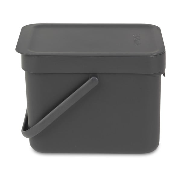 Sivý kôš Brabantia Sort & Go, 6 l-image-3