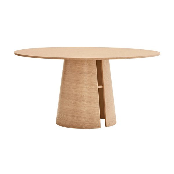 Okrúhly jedálenský stôl v dekore jaseňa ø 157 cm Cep – Teulat-image-2