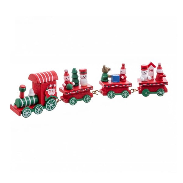 Drevená vianočná figúrka (výška  7,5 cm) Locomotive – Casa Selección